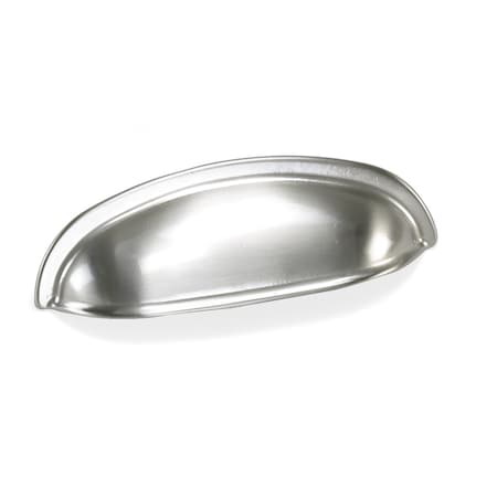 Laurey 3" Nantucket Cup Pull, Satin Pewter 52039